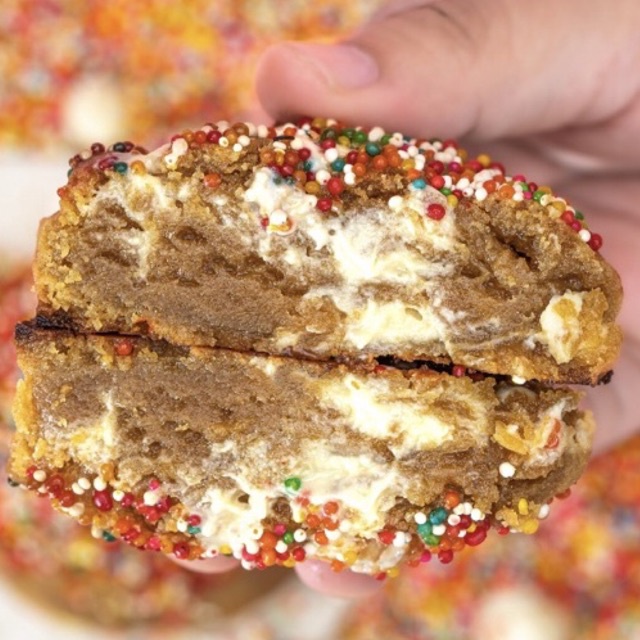 

White Sprinkles Soft Chunky Cookies