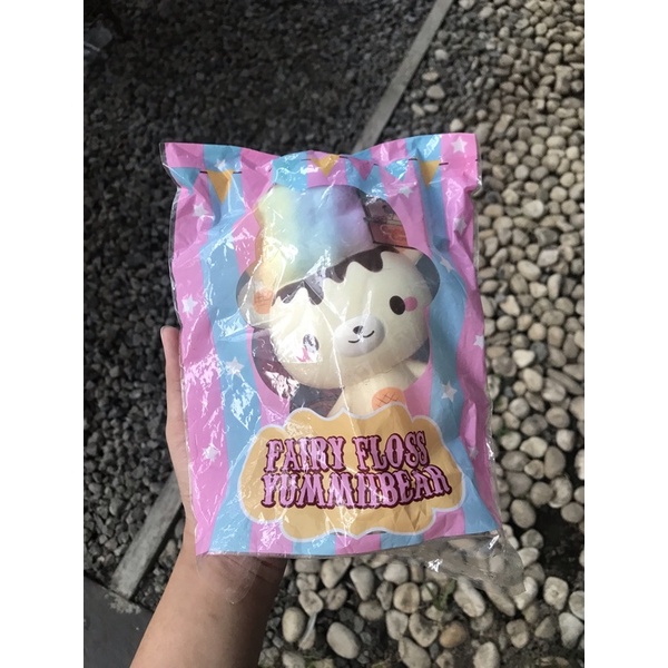 (PRELOVED SQUISHY) Yummiibear fairy floss (booked)