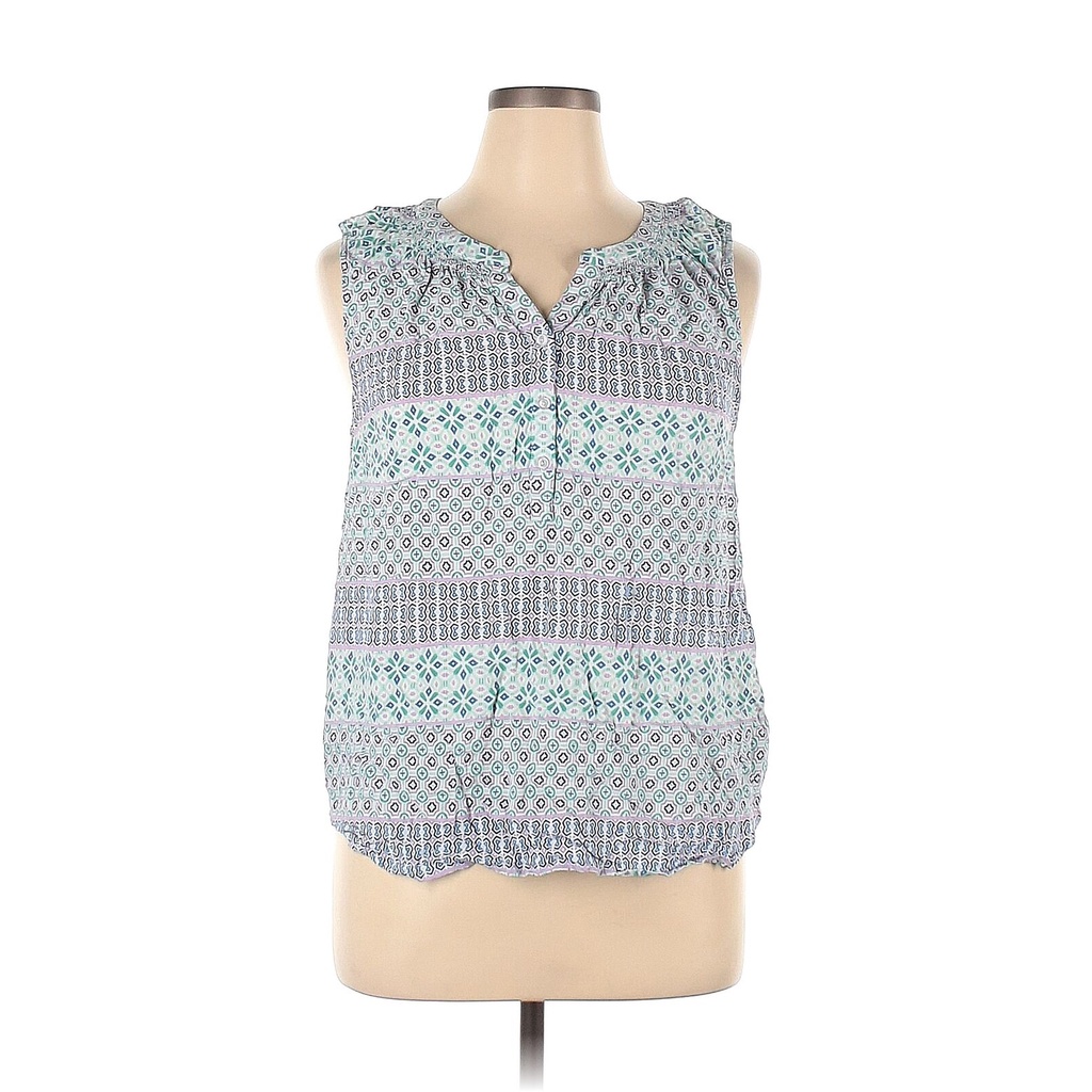 Blouse Wanita - Talbots Ruched Sleeveless Original (TT-119)