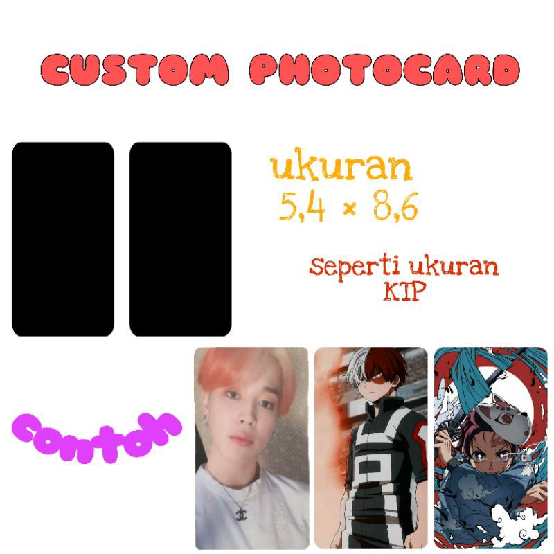 CUSTOM PHOTOCARD GLOSSY PHOTO PAPER