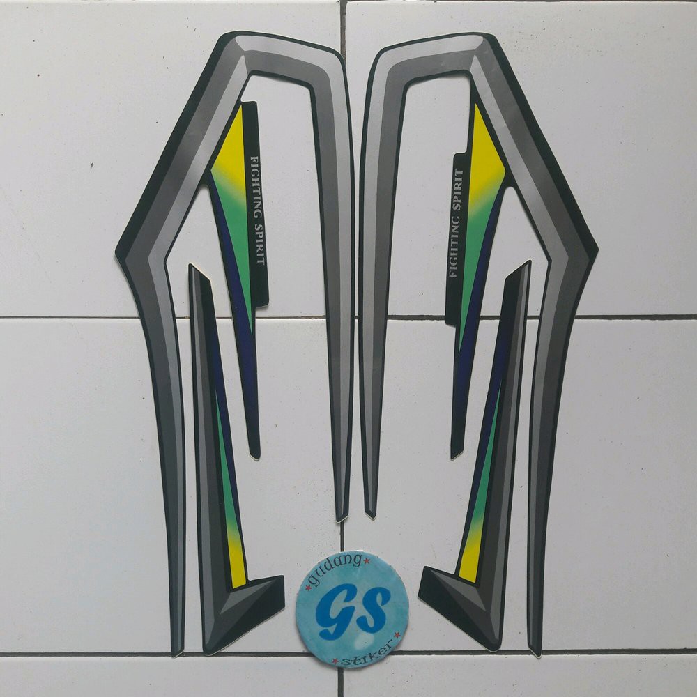 striping rx king 2001 hijau