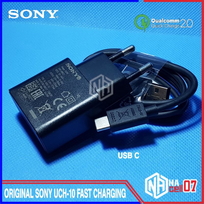 Charger Sony Xperia XA1 Dual XA1 Plus XA1 Ultra ORIGINAL 100% Fast Charging Type C