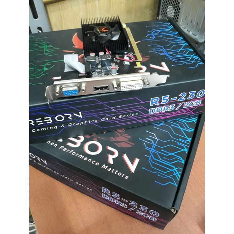 VGA REBORN GAMING AMD Radeon R5 230 2GB DDR3 / VGA ATI RADEON REBORN GARANSI 1 TAHUN