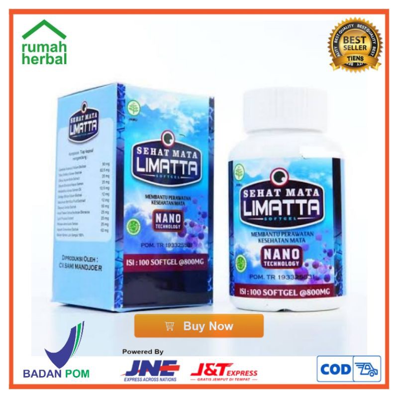 LIMATTA Walatra SEHAT MATA - Obat Mata Berlemak - Obat Herbal Spesialis Atasi Masalah Mata