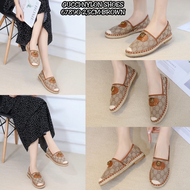 FASHION NYLON FLAT SHOES  67890