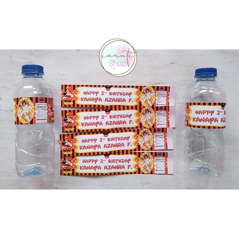 

(ISI 18 PCS) Label Aqua 330 ml Custom