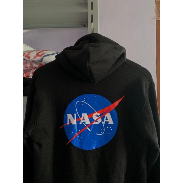 COD 9.9 Hoodie Sweater H&amp;M Nasa Global Abu Hitam Jaket HnM Unisex Pria Wanita Full Tag