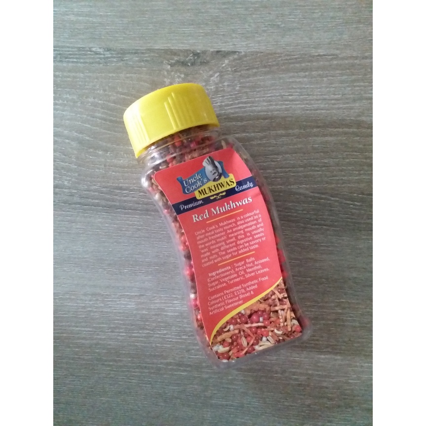 

Uncle Cooks Mukhwas Red Mouth Freshner Penyegar Mulut India Chandan