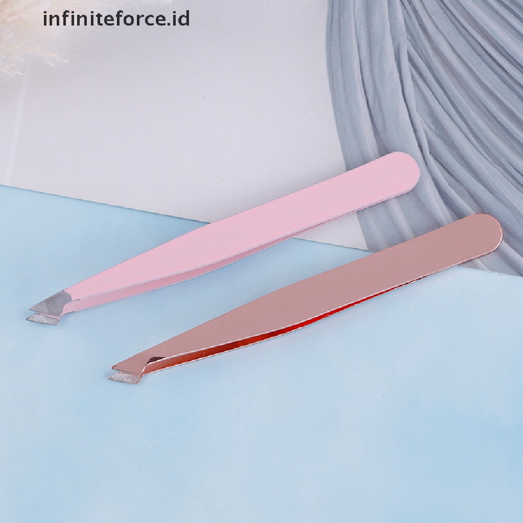 Infiniteforce.id Pinset Stainless Steel Untuk Mencabut Alis / Bulu Wajah