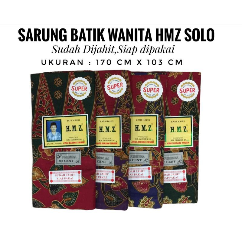 Sarung Batik Wanita HMZ Solo 103 x 170 Cm