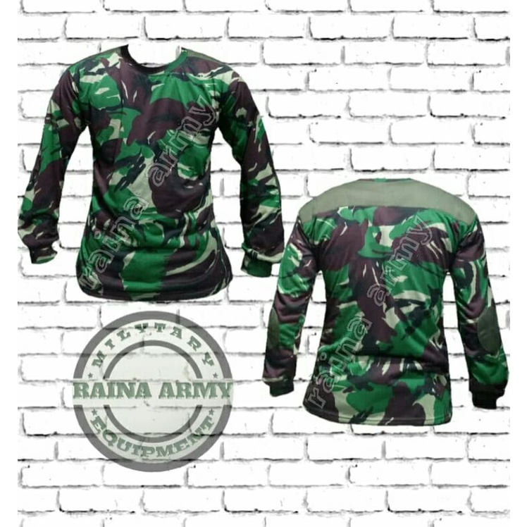 kaos army kaos army busa deker lengan panjang loreng tni malvinas