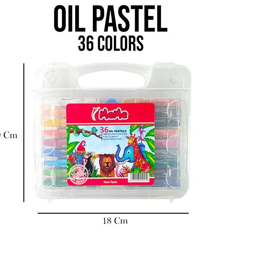 

BAYAR DITEMPAT✔️Crayon MeMe 36 warna / Oil pastel MeMe / Crayon / Crayon MeMe 36 warna|RA6