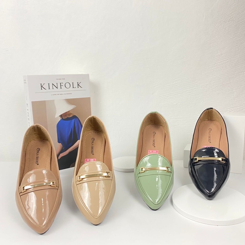 Onlashoes - Flat Shoes Kerja LB31 Sepatu Flat Wanita