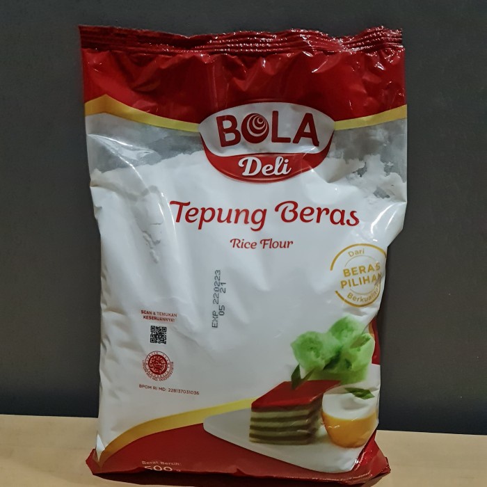 

Ketan-Beras-Tepung- Bola Deli Tepung Beras 1 X 500 Gr -Tepung-Beras-Ketan.