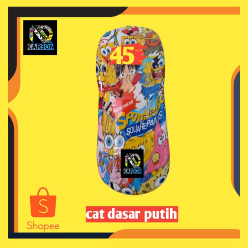 WTP carbon celup water transfer printing karbon celup wtp motif animasi kartun kode B45