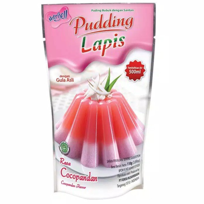 

Nutrijell Pudding Lapis Cocopandan 110 gr