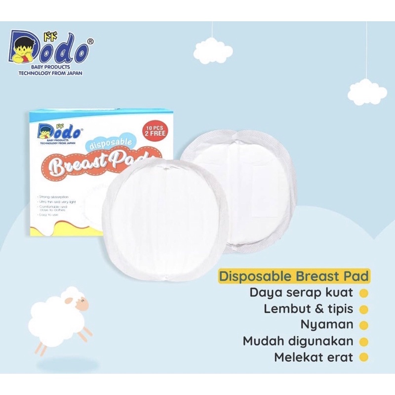 Dodo Disposable Breast pad - penyerap Asi