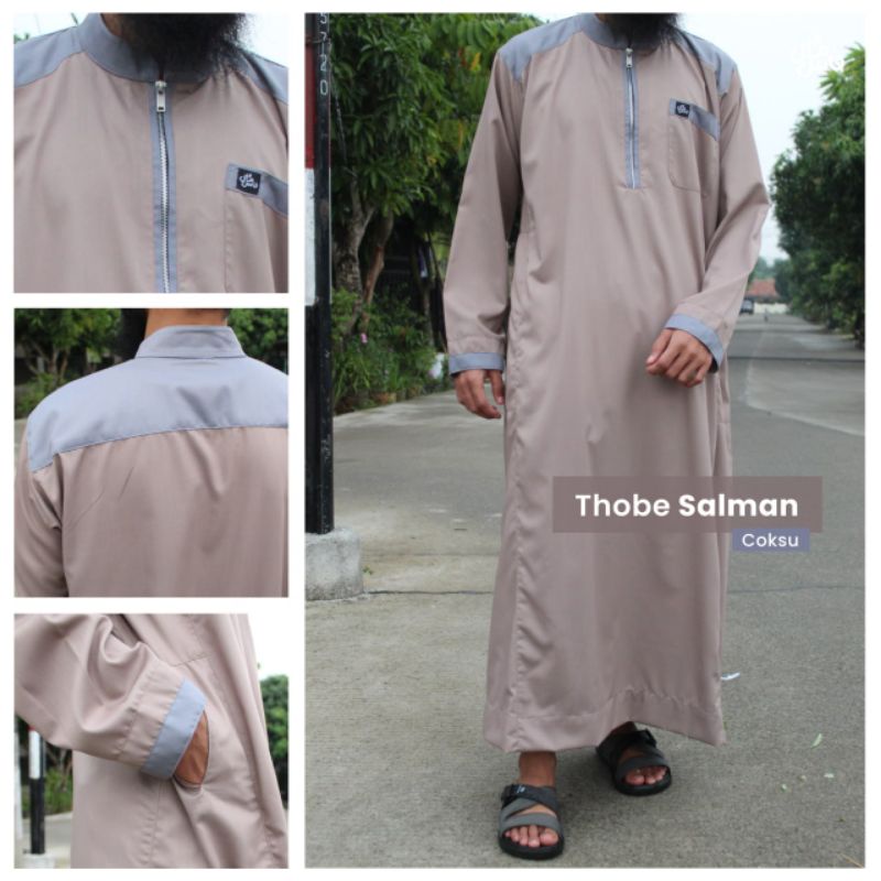 Jubah Gamis Pria Thobe Salman