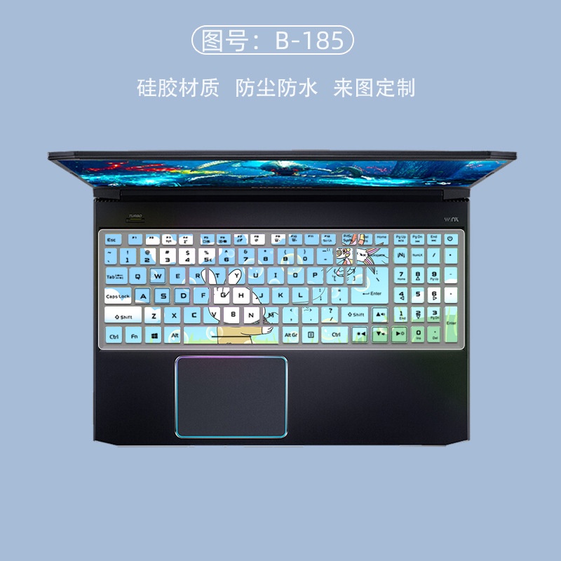 Film Pelindung Debu Keyboard Motif Kartun Bunga Untuk Acer Nitro 5 AN515-45 AN515-55 42 51 51EZ 51BY 791P