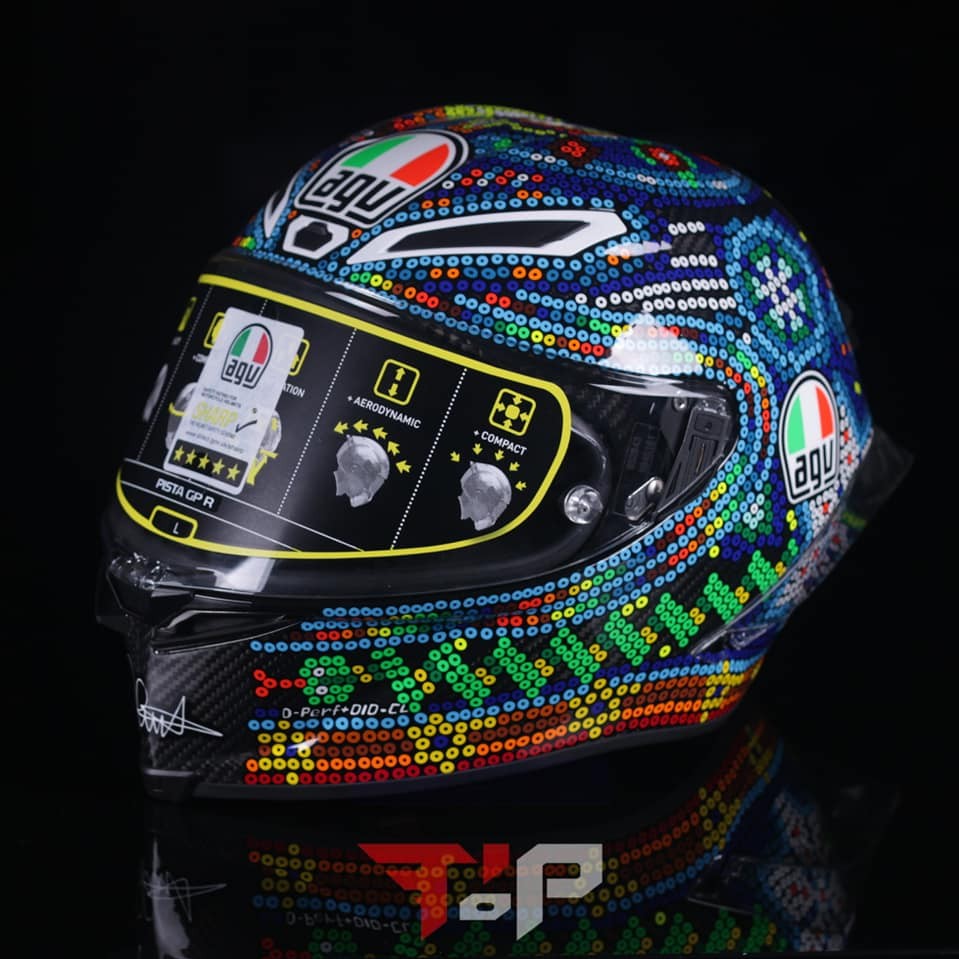 AGV PISTA GPR ROSSI WINTER TEST 2018 HUICHOL LIMITED EDITION