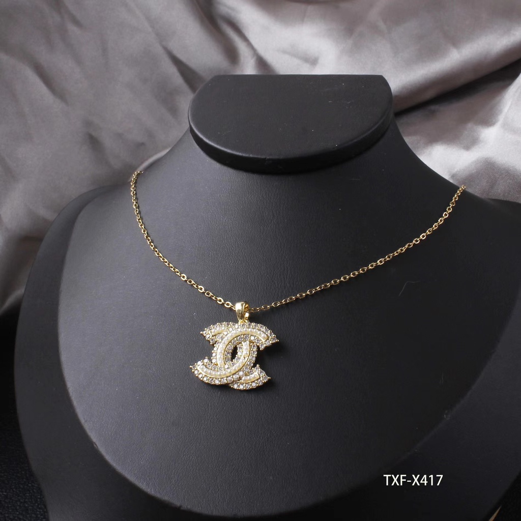 Kalung Titanium Permata Perhiasan Fashion 417