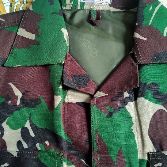 Baju PDL TNI Premium SEMI WOOL FURING RESLETING