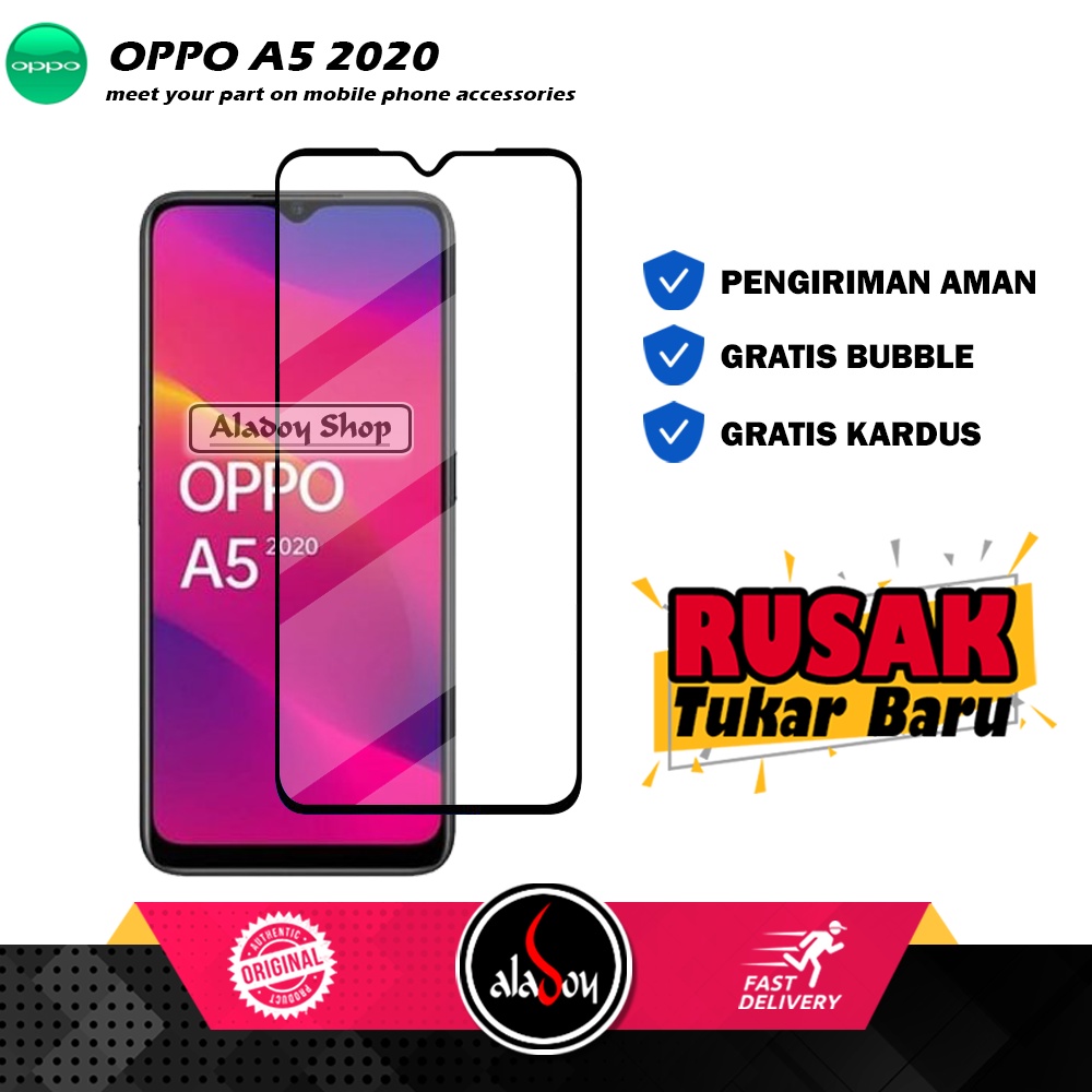 Tempered Glass Oppo A5 2020 / Oppo A9 2020 Anti Gores Layar Screen Protector