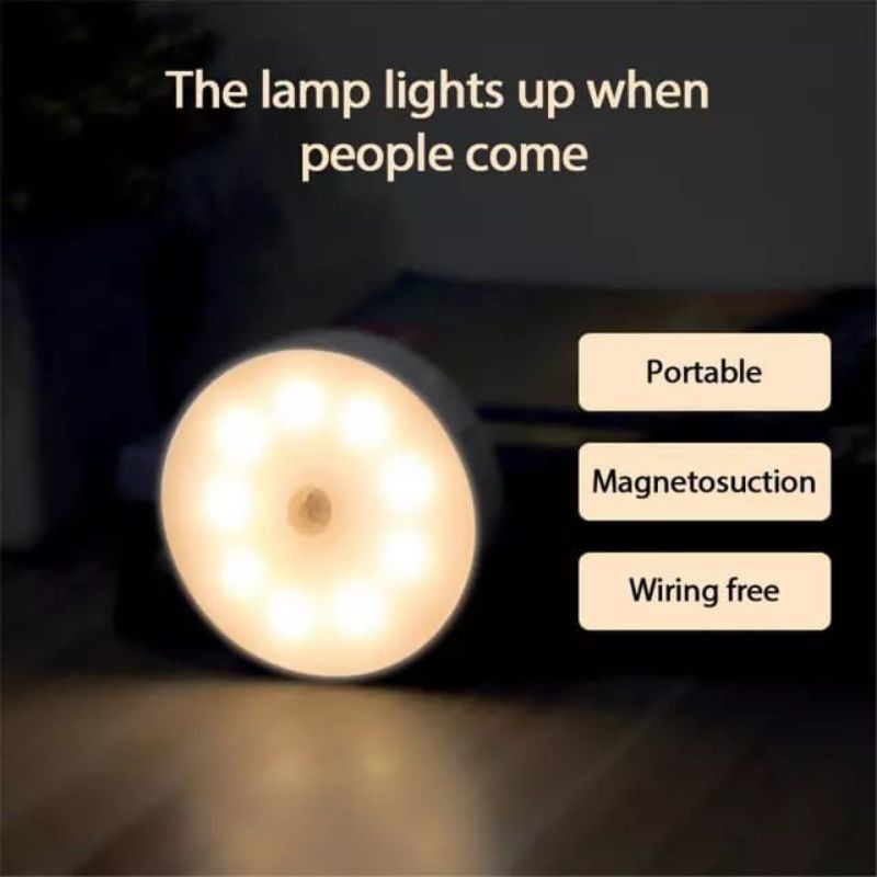 LAMPU LED SENSOR OTOMATIS SENSOR GERAK LED INDUCTION NIGHT LIGHT HUMAN/LAMPU TIDUR SENSOR GERAK LAMPU EMERGENCY LAMPU TANGGA LEMARI SERBAGUNA