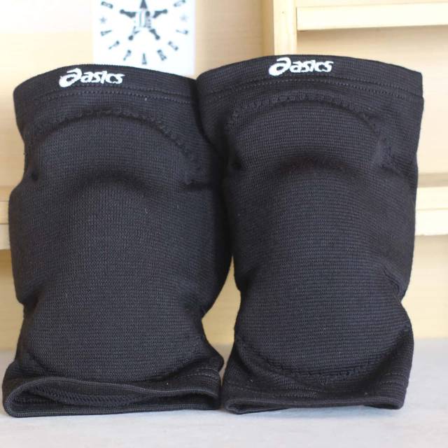 DISKON ASIK ORIGINAL KNEEPAD ASICS UNTUK KIPER FUTSAL PELINDUNG LUTUT ORIGINAL KNEEPAD HITAM