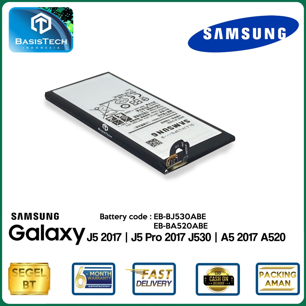 BATERAI SAMSUNG J5 2017 - J5 PRO 2017 J530 - A5 2017 A520 - EB-BJ530ABE - EB-BA520ABE - ORI99