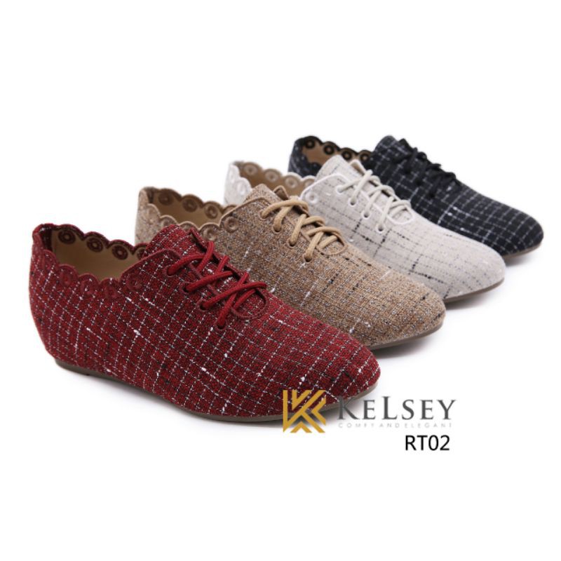 Kelsey Sepatu Wedges Wanita RT02