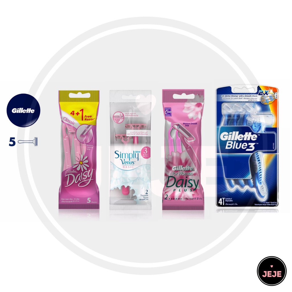 Gillette Razor Pisau Cukur | Daisy Plus Simply Venus Vector gilete gilette