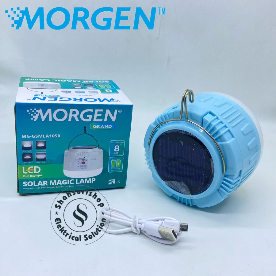 MORGEN NEW SOLAR MAGIC LAMP RECHAGEABLE EMERGENCY 50 W MG GSMLA1050