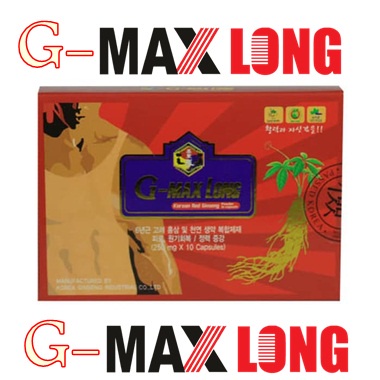 G-MaxLong / G MaxLong / G Max Long Korea Ginseng Asli