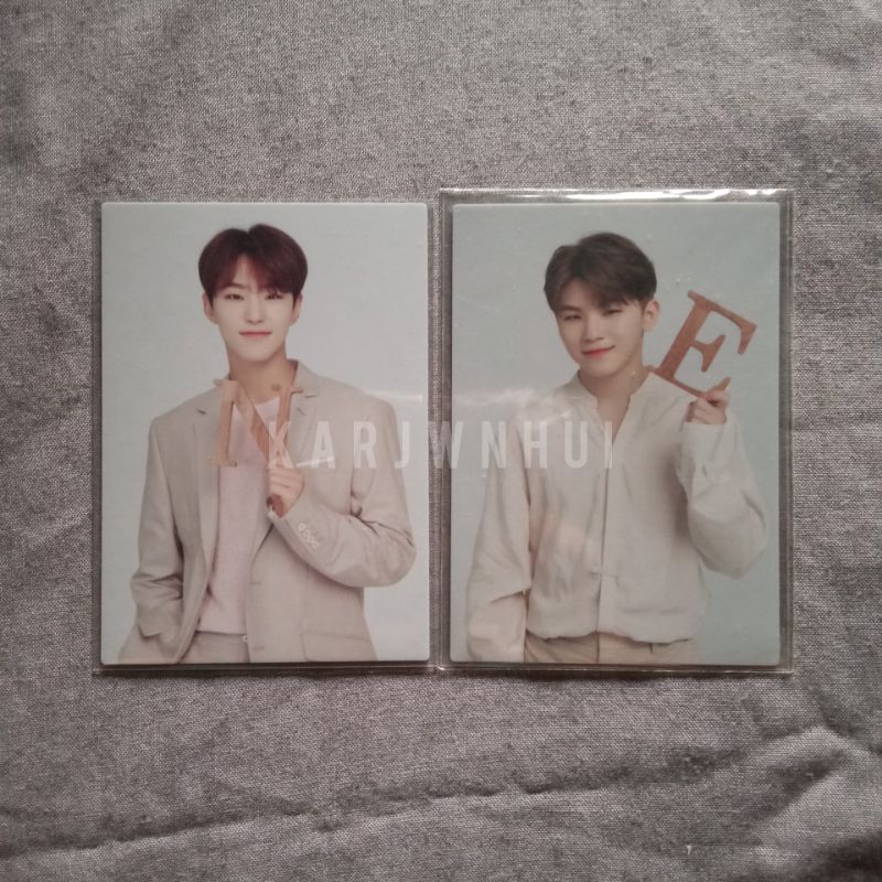 Trading Card Hoshi Woozi Ode to You Japan (SET ONLY) TC OTY SEVENTEEN Letter