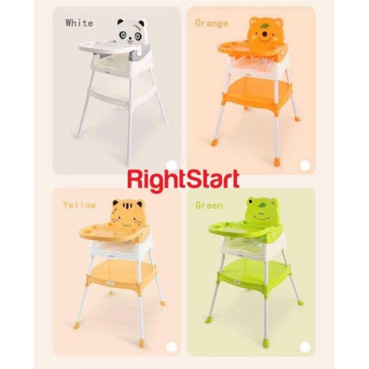 Right Start HC-2376 Multi Purpose 5 in 1 High Chair / Kursi Makan Bayi / Baby Chair