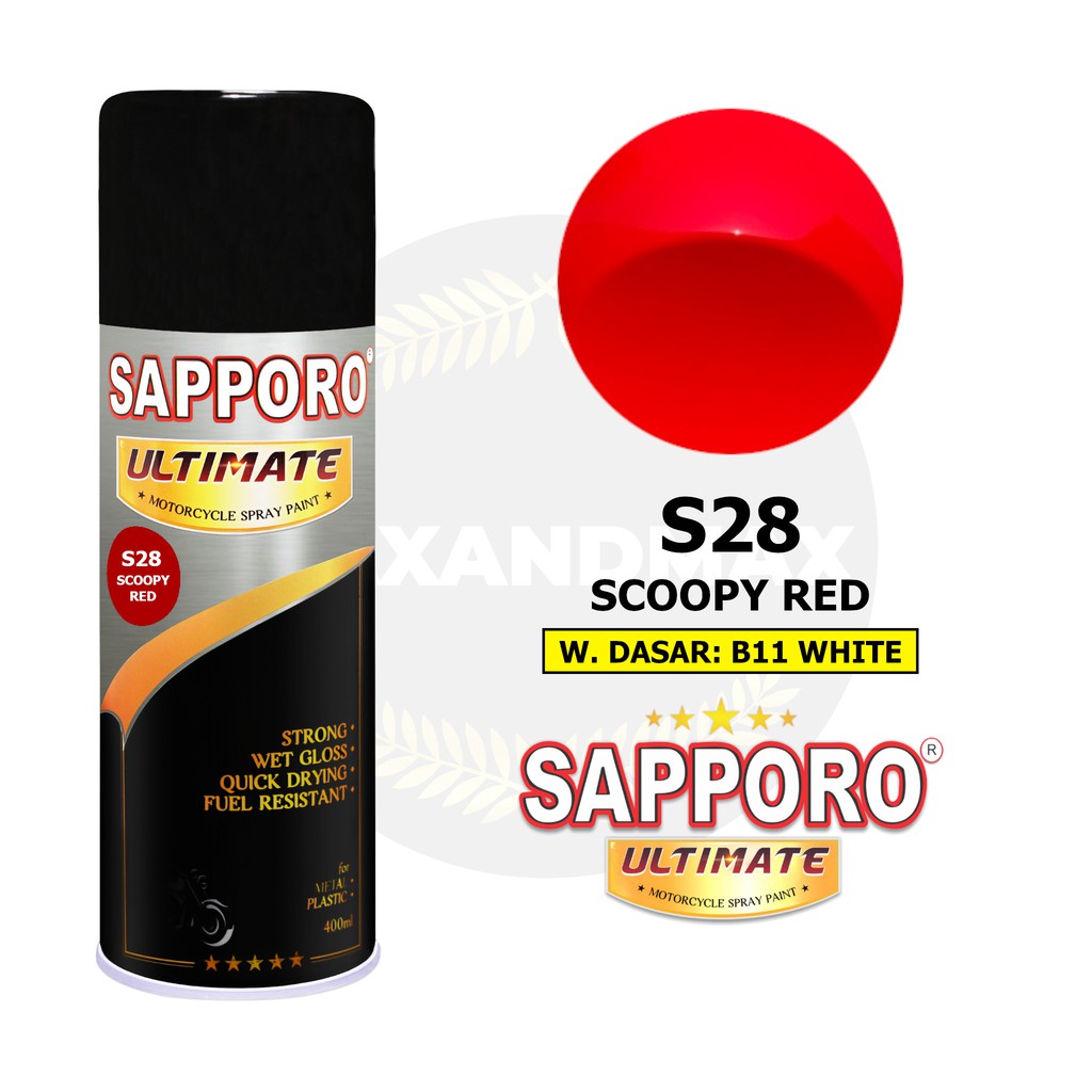 SAPPORO ULTIMATE Scoopy Red S28 400 ml