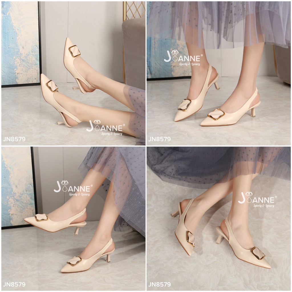 JOANNE Slingback High Heels Shoes #JN8579 ORIGINAL