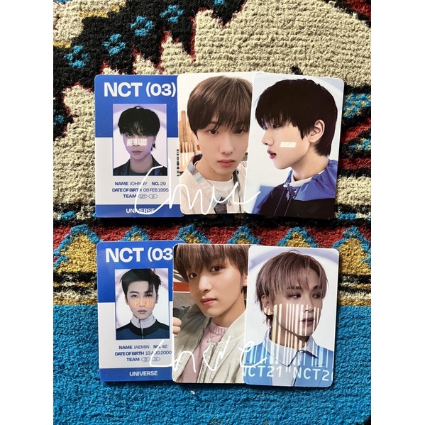 SET ID CARD UNIVERSE SELCA JISUNG KONSEP ID CARD JOHNNY SELCA HAECHAN KONSEP ID CARD JAEMIN