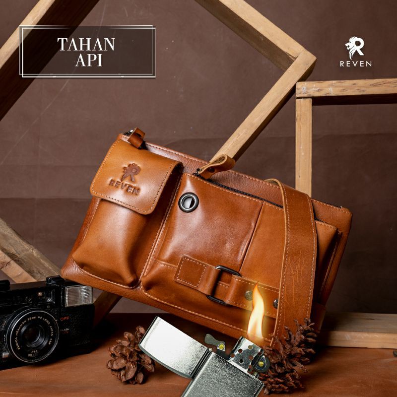 REVEN ADAM handbag clutch Branded Original Kulit Sapi Asli Terbaik