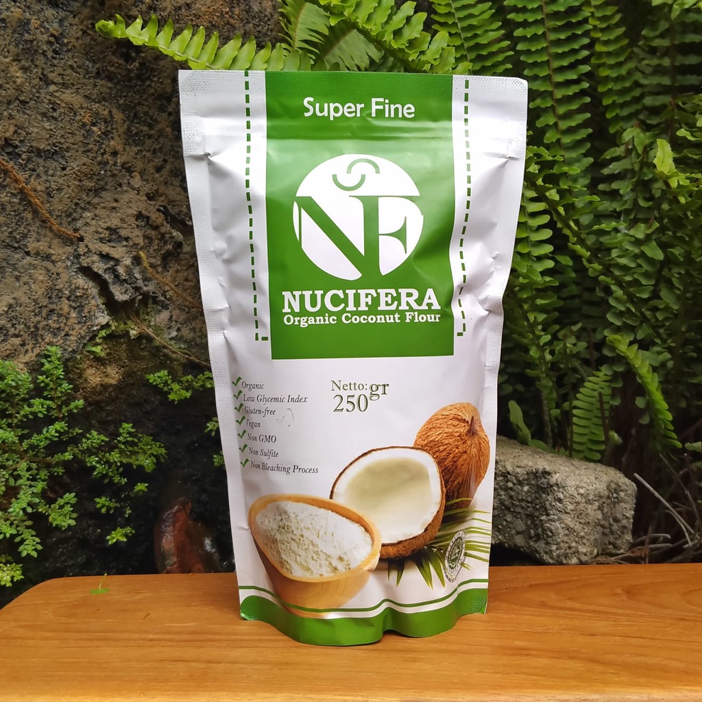 

Nucifera Organic Coconut Flour 250gr/Tepung Kelapa