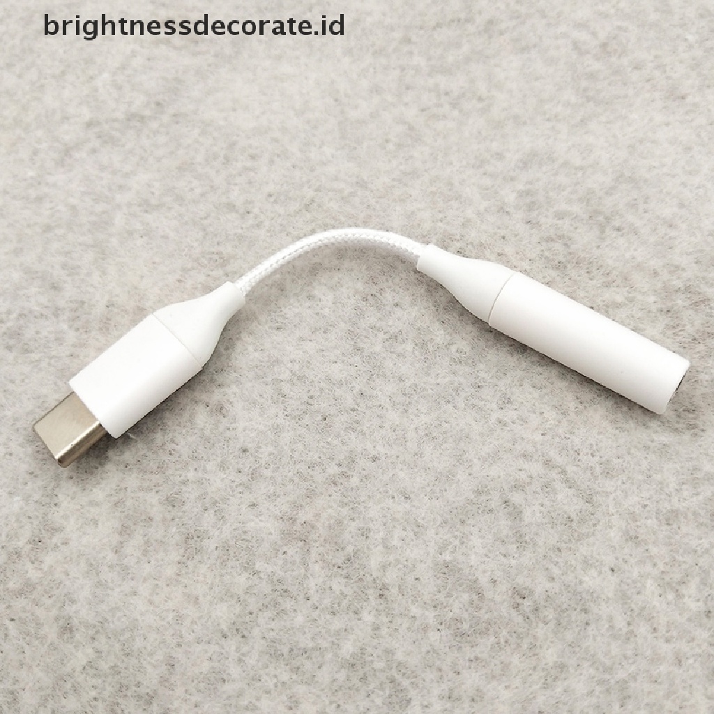 (Birth) Kabel Adapter Usb Tipe-C Ke Jack Audio Aux 3.5mm Untuk Headphone / Earphone