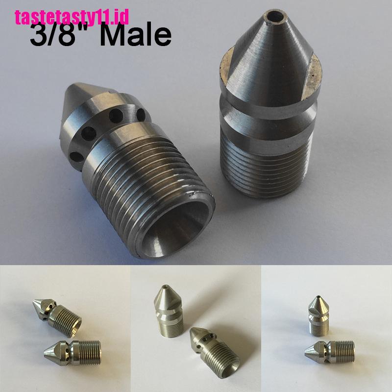 (Taty) Nozzle Jetter Tekanan Tinggi 9 Jet 3 / 8 &quot;Male 4.5&quot;