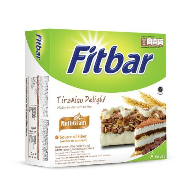 Fitbar Pack (12 pcs) Coklat, Fruit Rasberry, Nuts, Tiramisu