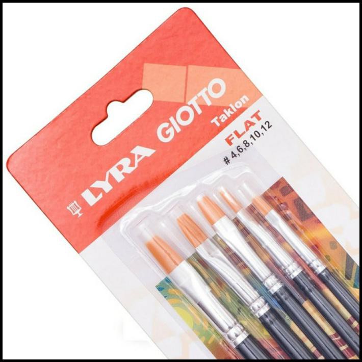 

Diskon 5 Pc Kuas Lukis Lyra Giotto Kualitas Tinggi Flat Brush Licence Germany
