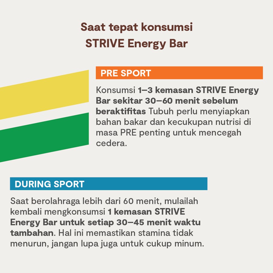 Strive Energy Bar Bite Size 20 gram