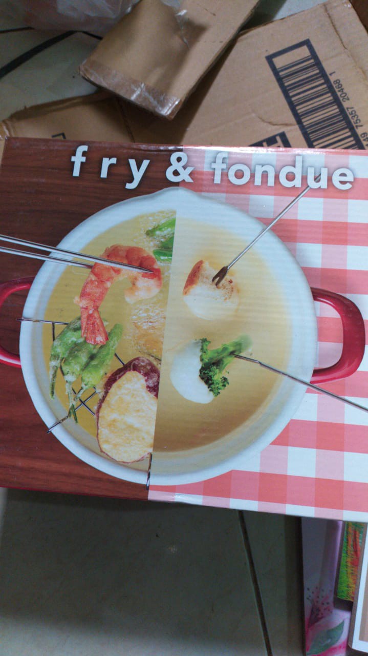 Tempura Nabe Panci Masak Goreng 20 Cm Dengan Tatak - Sisa Export