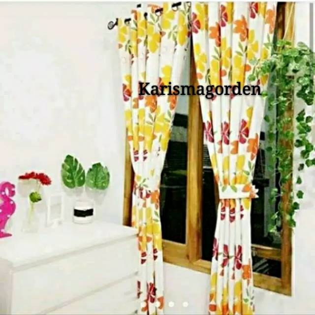 Gorden Minimalis gorden satin bridal gorden motif bunga