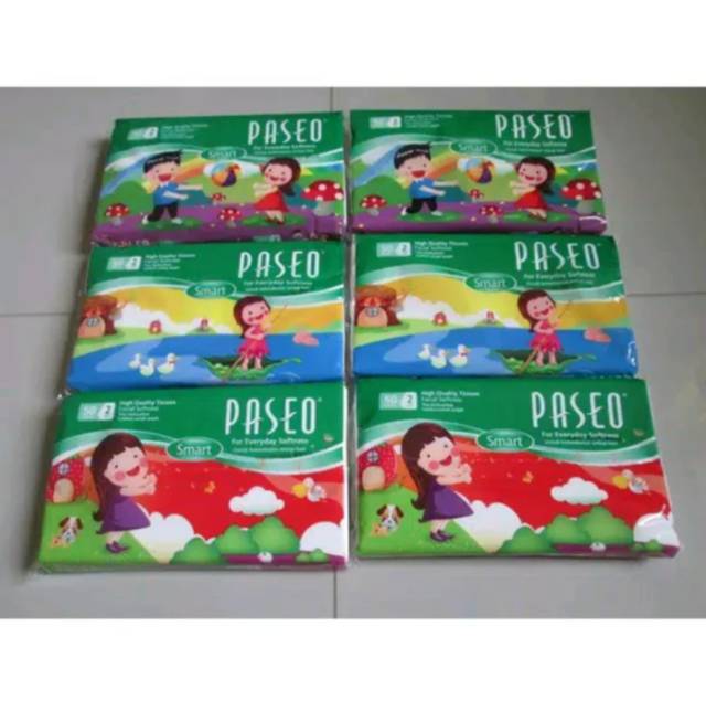 TISU TISSUE PASEO SMART PACK 50 LEMBAR 2 PLY TISUE