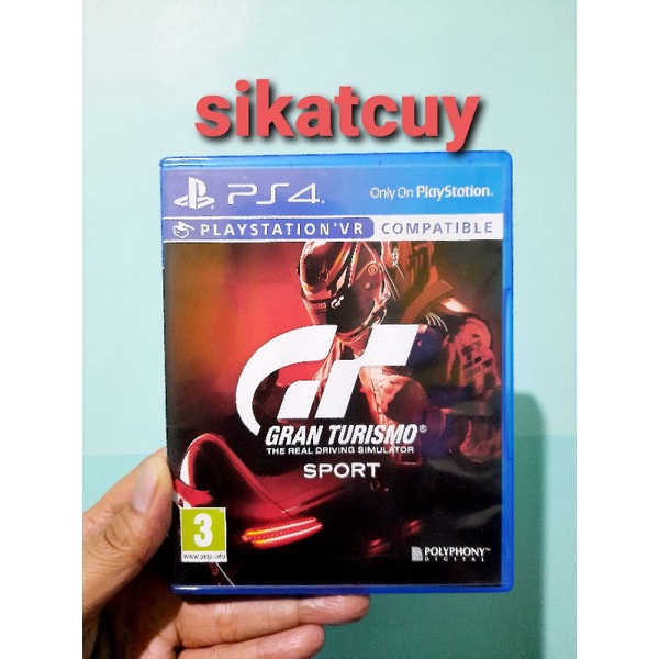 BD KASET CD BEKAS SECOND PRELOVED PREOWNED PS4 GRAN TURISMO SPORT